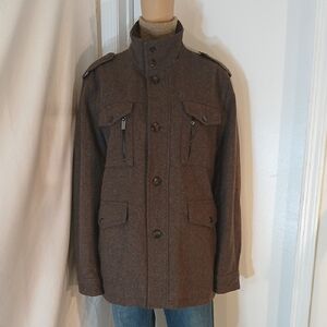 Stunning Like New Michael Brown Wool Jacket / Coat